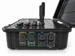 LinkBox 3.0 LBX-300-BR2 — бічна панель із роз’ємами Starlink, WAN, PoE та Crosslink