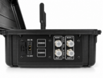 LinkBox 3.0 LBX-300-BR2 — бічна панель із входом живлення та антенними роз’ємами